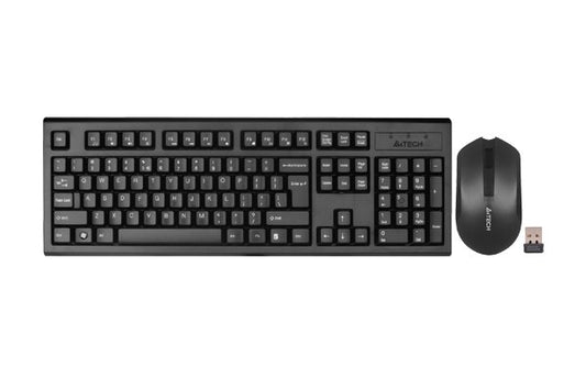 A4TECH Wireless Keyboard & Mouse Combo - 3000N
