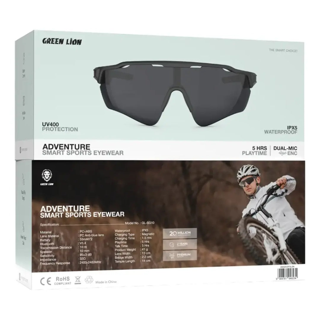 Green Lion Adventure Smart Sports Eyewear