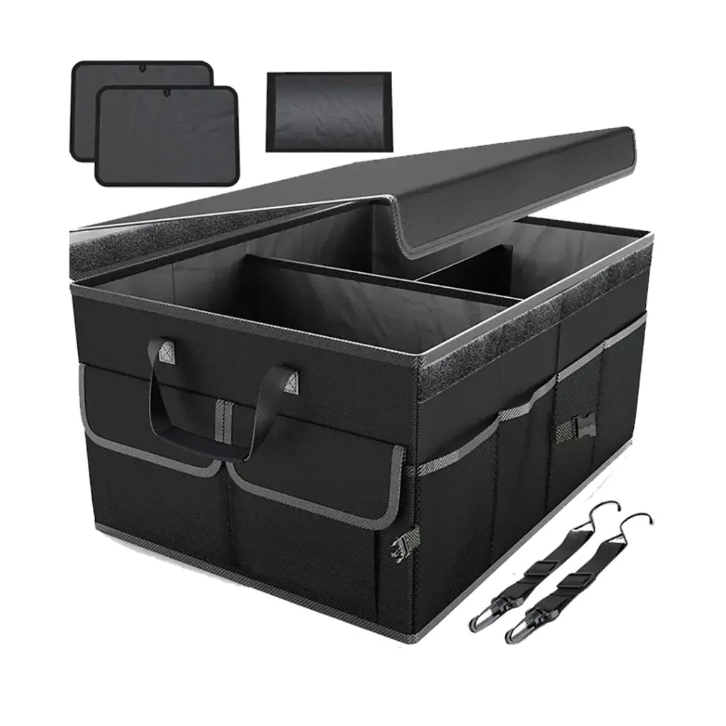 Green Lion Car Trunk Organizer 57L - Black
