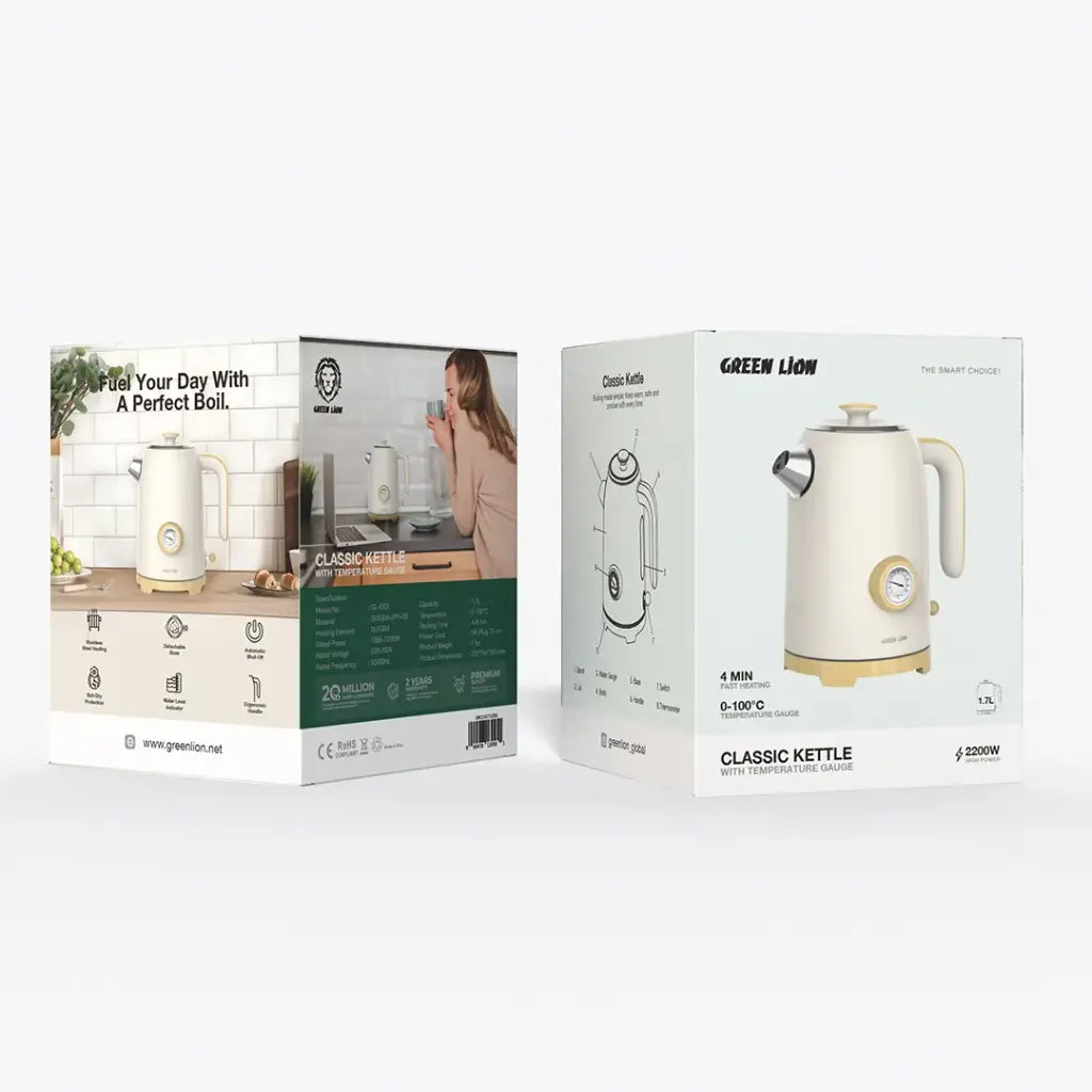 Green Lion Classic Kettle - Beige