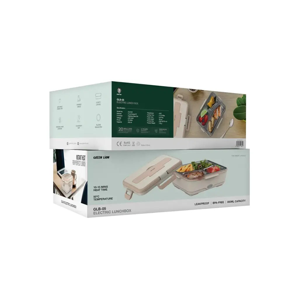 Green Lion GLB-05 Electric Lunchbox - Beige