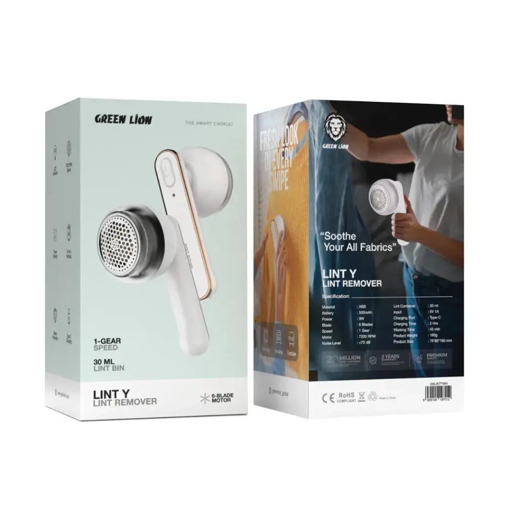 Green Lion Lint Y Lint Remover - White