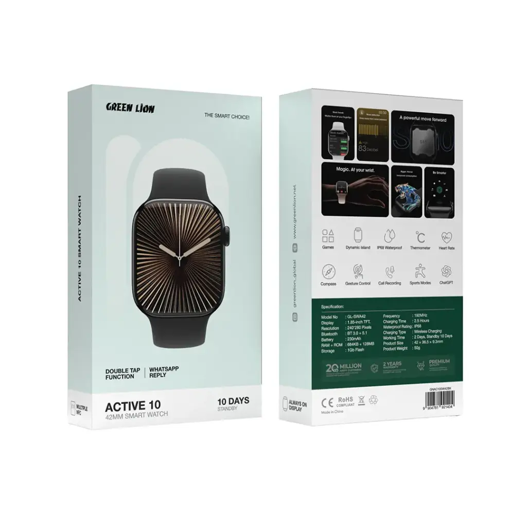 Green Lion Active 10 42mm Smart Watch