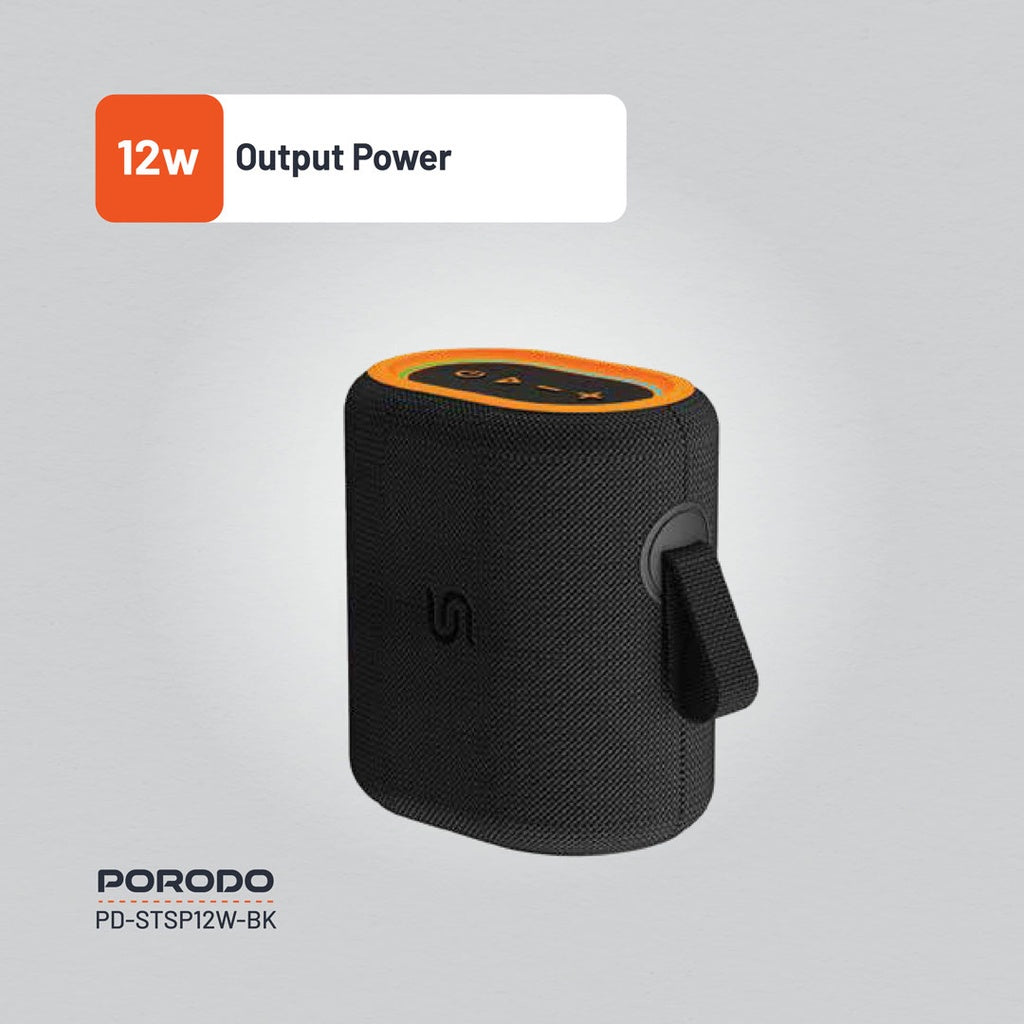 Porodo Soundtec Rave Portable Speaker - Black