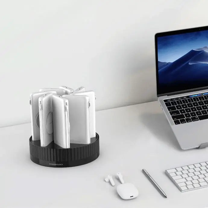 Powerology 8in1 Station 10000mAh PD 120W QC Wireless Power Bank