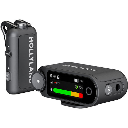 Hollyland LARK MAX 2 Solo Wireless Microphone System for Cameras (Space Gray, 2.4 GHz)