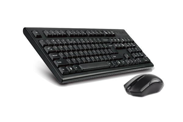 A4TECH Wireless Keyboard & Mouse Combo - 3000N