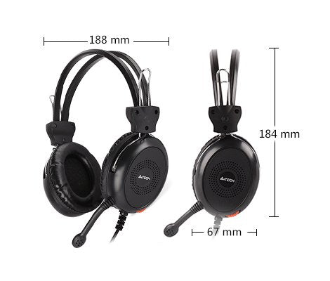 A4TECH Headset with MIC, Two Jack HS-30