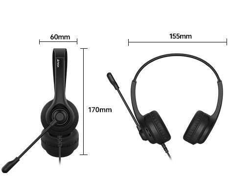 A4TECH USB Headset With MIC HU8