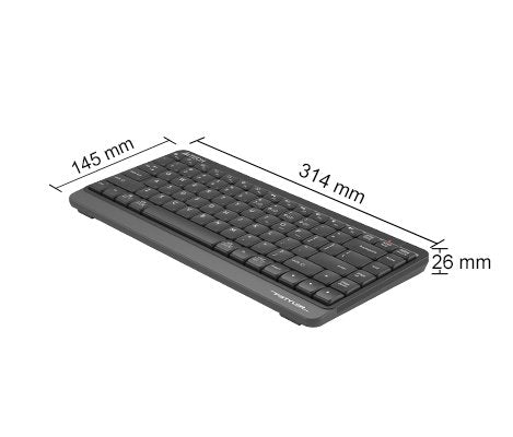 A4TECH Compact MINI Keyboard BL & Wireless Fstyler FBK11