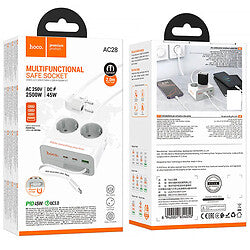 Hoco Multifunctional Safe Socket AC28