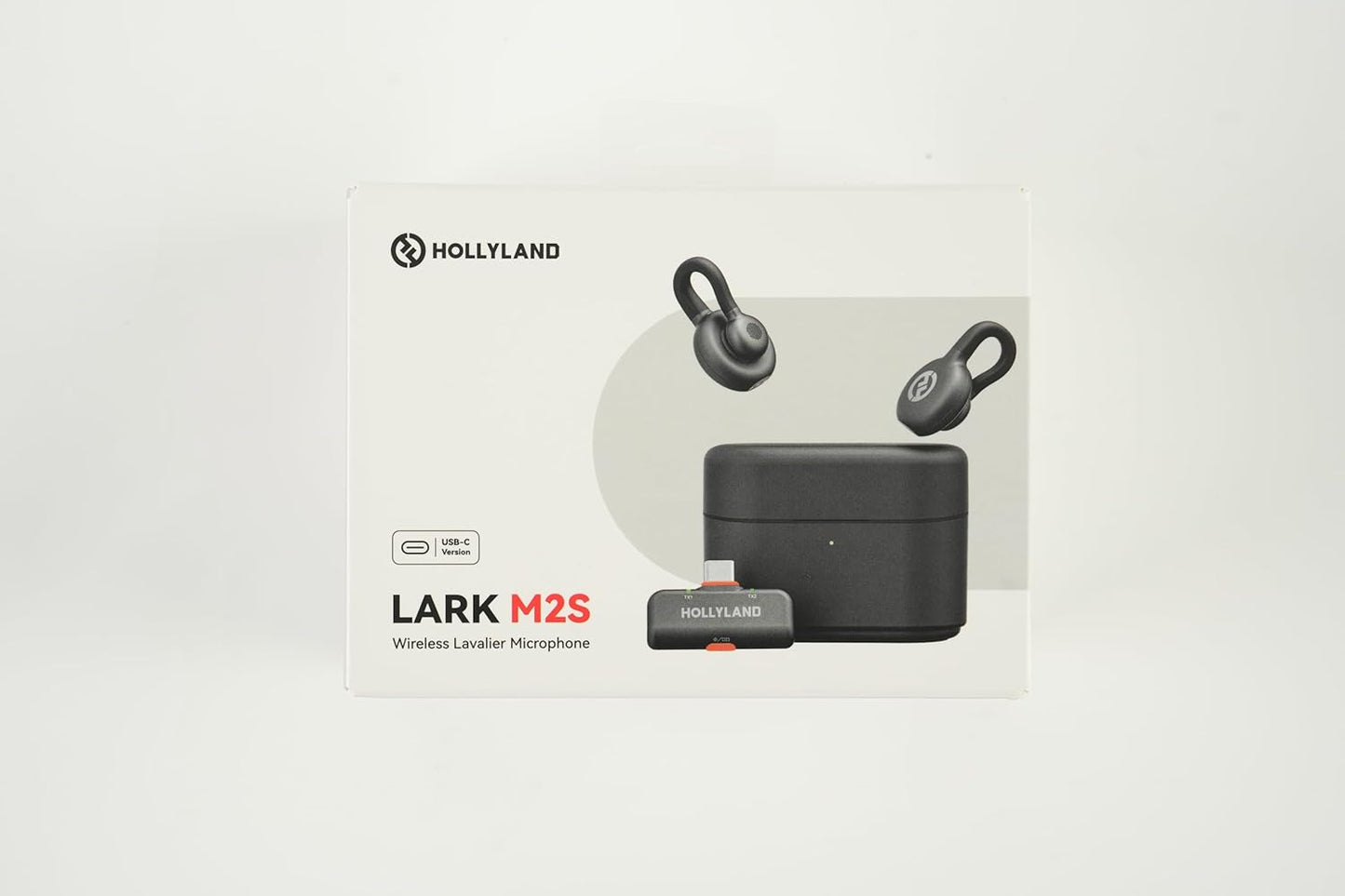 Hollyland Lark M2S Wireless Microphone with USB-C Plug for iPhone 15/16 and Android