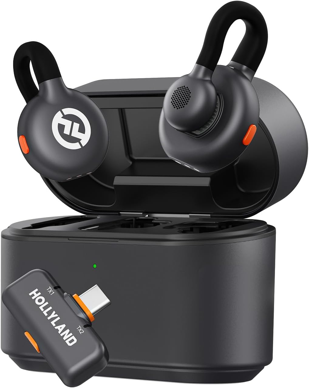 Hollyland Lark M2S Wireless Microphone with USB-C Plug for iPhone 15/16 and Android