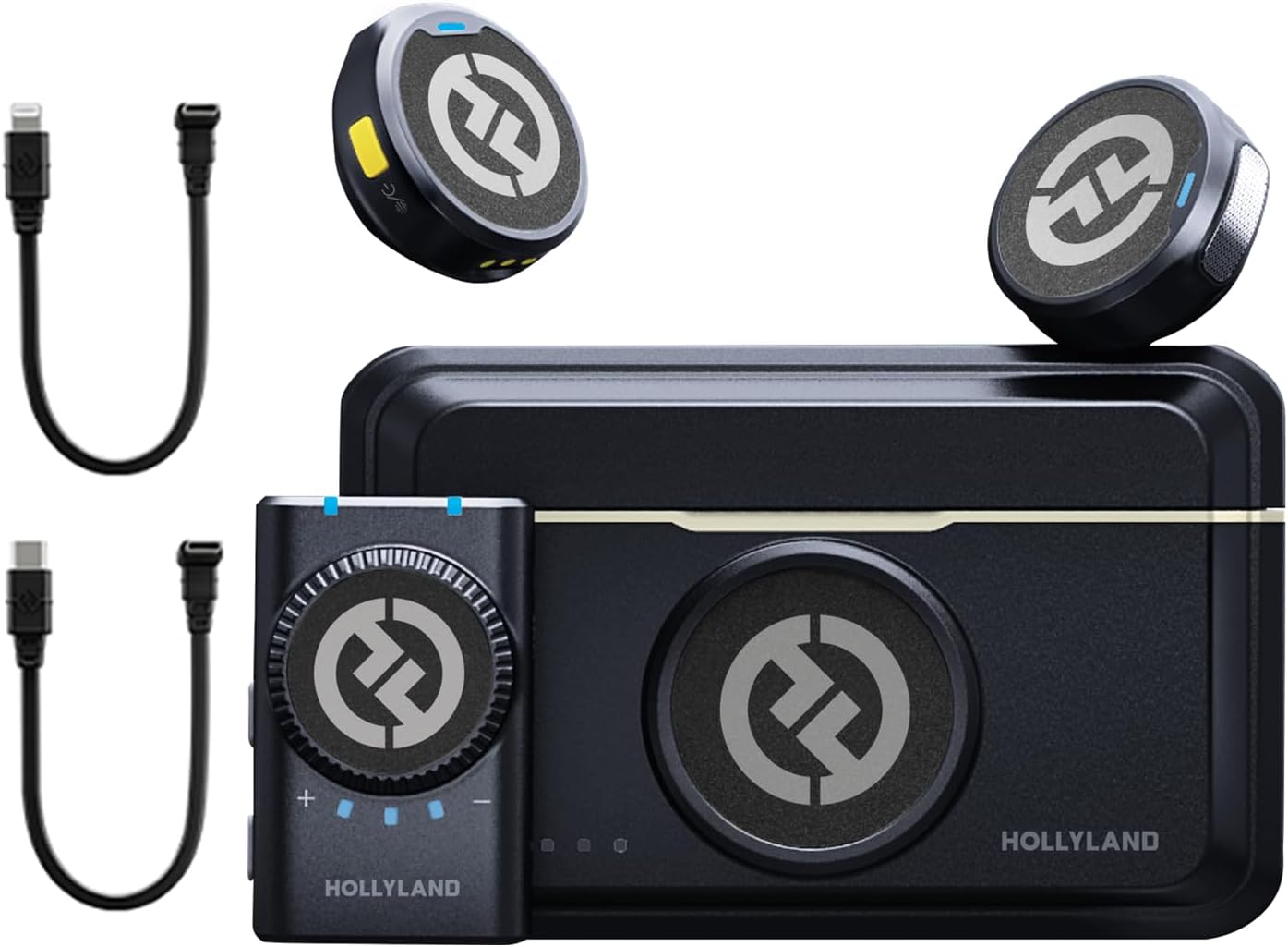 Hollyland Lark M2 Wireless Lavalier Microphone for Camera PC Laptop Phones