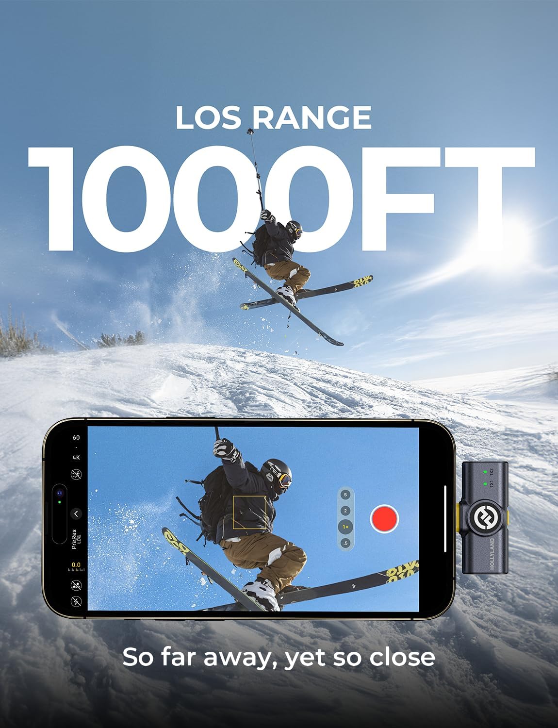 Hollyland Lark M2 Wireless Lavalier Microphone for Camera PC Laptop Phones