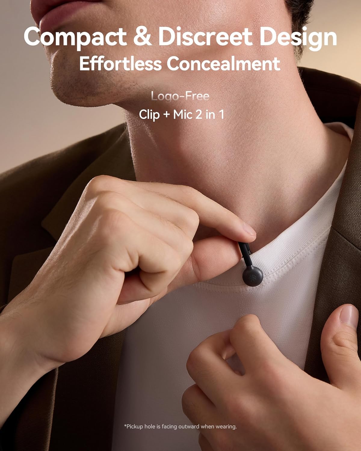 Hollyland Lark M2S Wireless Microphone with USB-C Plug for iPhone 15/16 and Android