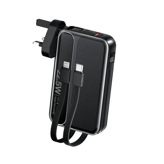 Green Lion Charge Mate Power Bank 10000 mAh PD 22.5W - Black