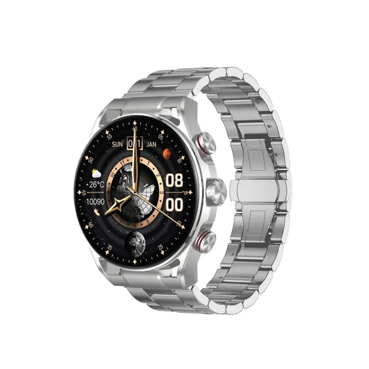 Green Lion Chrono Pro Smart Watch - Silver