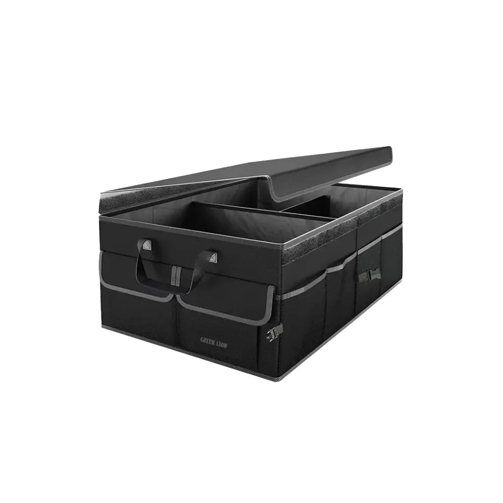 Green Lion Car Trunk Organizer 57L - Black