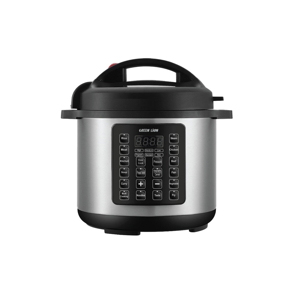 Green Lion 8L Electric Pressure Cooker - Black