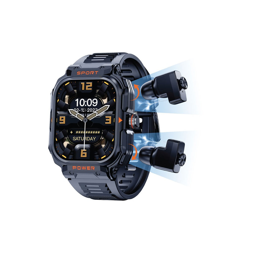 Green Lion Fit - Gear TWS Smart Watch - Black