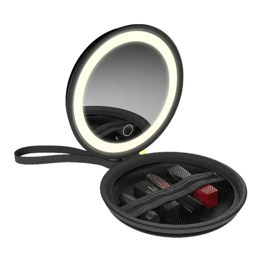 Green Lion Mini Makeup Pouch - Black