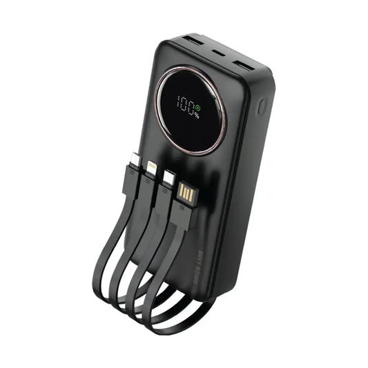 Green Lion Power Pulse 20000mAh Power Bank - Black