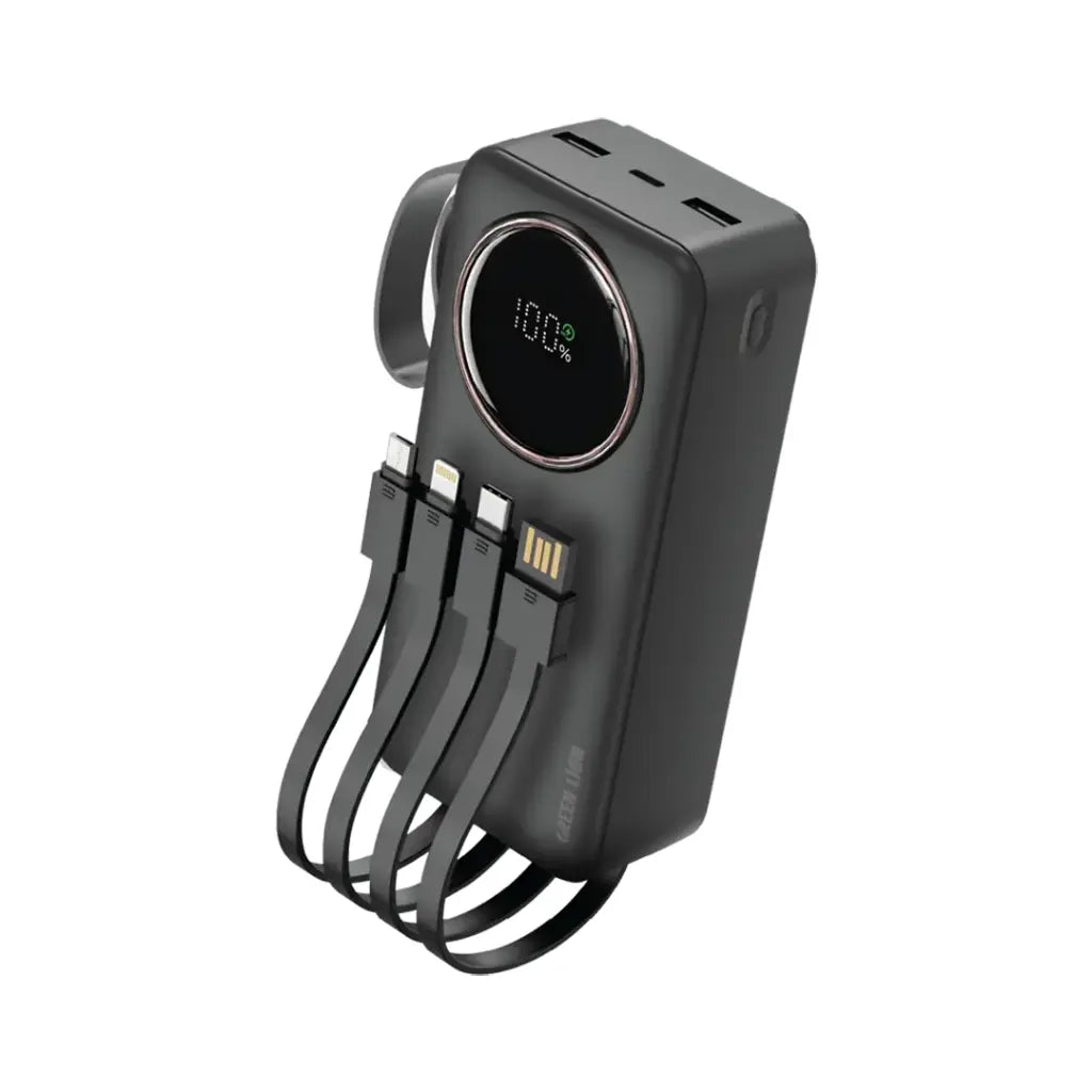 Green Lion Power Pulse 30000mAh Power Bank - Black