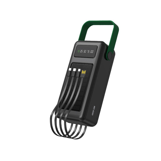 Green Lion Solar Max 50000mAh Powerbank - Black