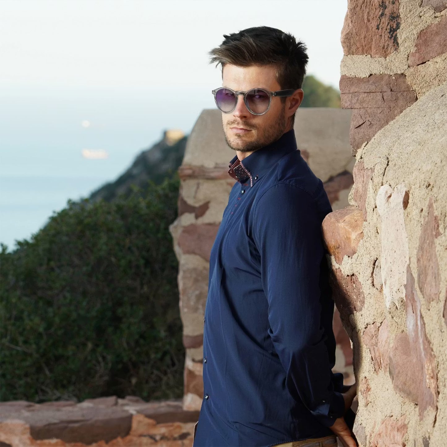 Green Lion Urban Vision Smart Eyewear with UV400 Protection - Black