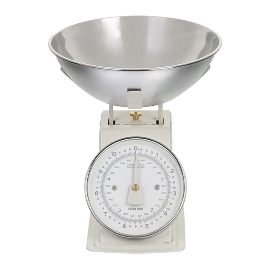 Green Lion Vintage Kitchen Scale - Cream
