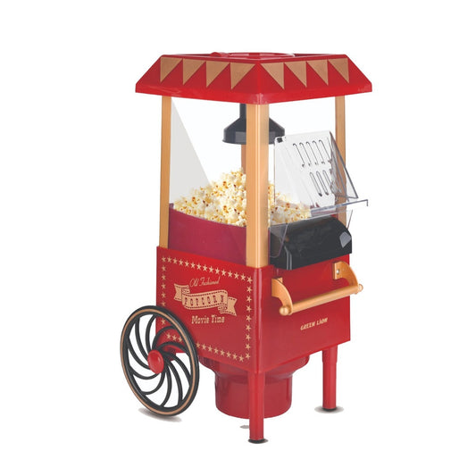 Green Lion Vintage Pop Corn Maker 1200W 270mL - Red