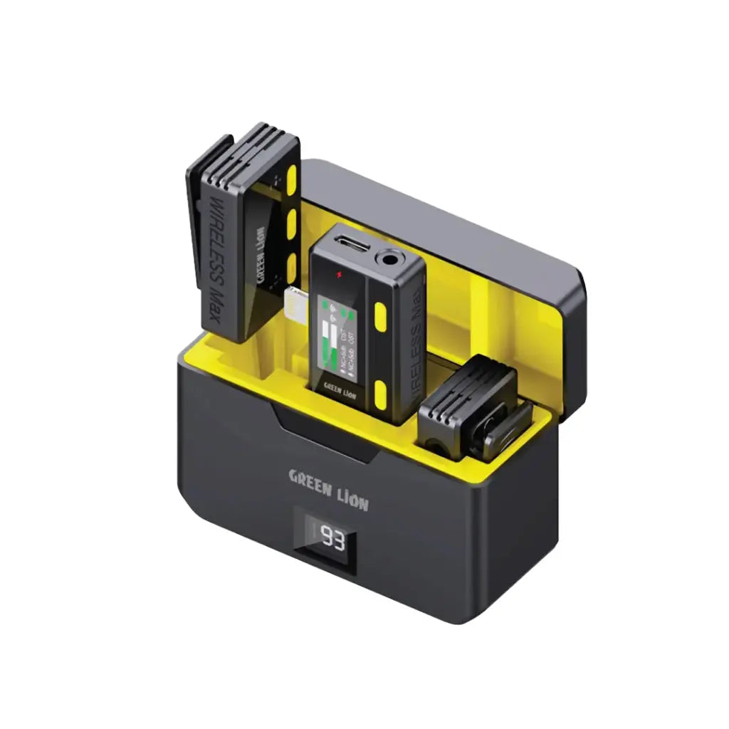 Green Lion Wireless Microphone With Remote Control - Black