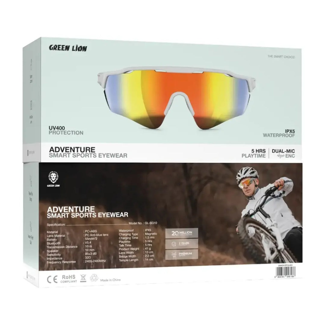 Green Lion Adventure Smart Sports Eyewear
