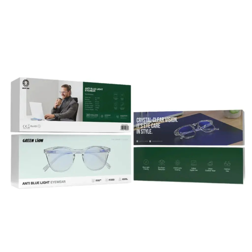 Green Lion Anti Blue Light Eyewear - Clear