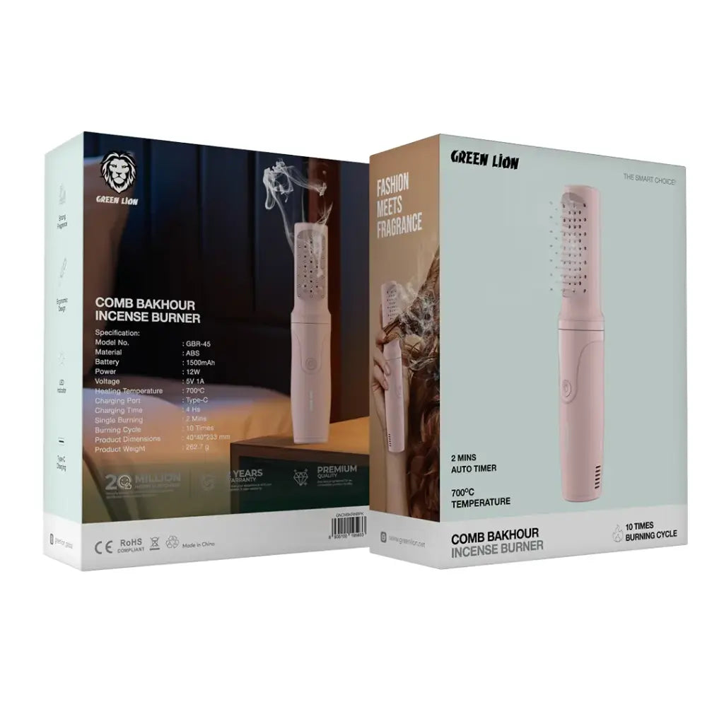 Green Lion Comb Bakhour Incense Burner