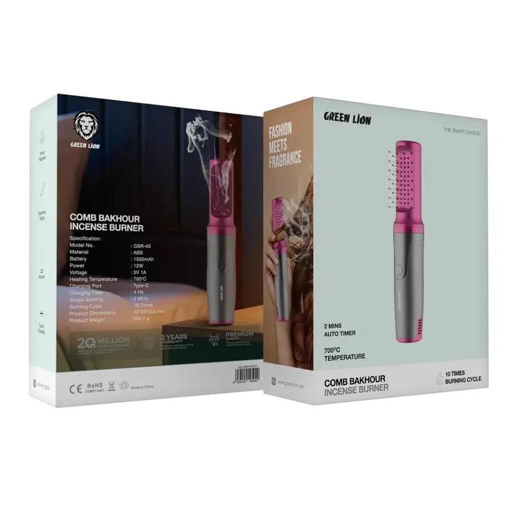 Green Lion Comb Bakhour Incense Burner