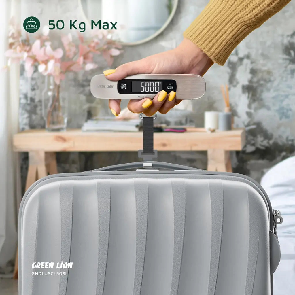 Green Lion Digital Luggage Scale - Silver