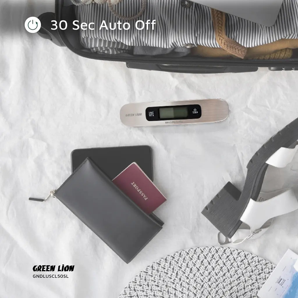 Green Lion Digital Luggage Scale - Silver