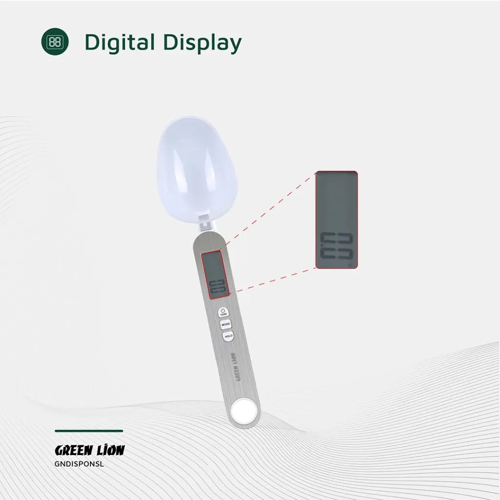 Green Lion Digital Spoon Scale - Silver