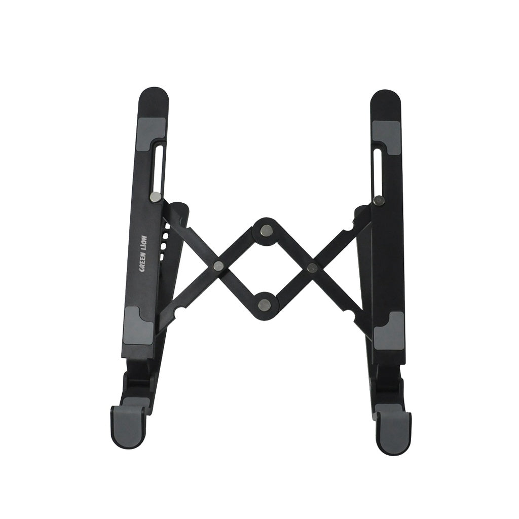 Green Lion Foldable Laptop Stand 7 Tilts - Black