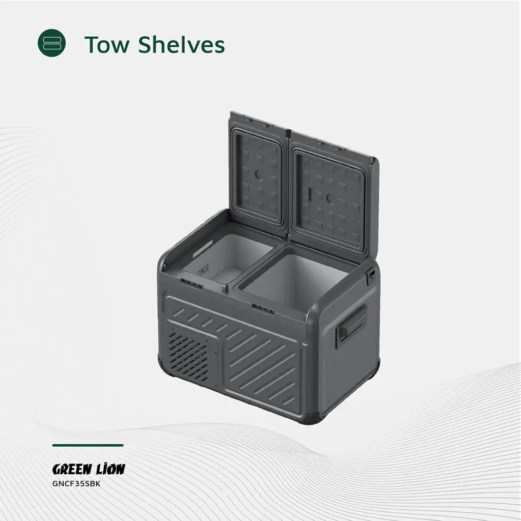 Green Lion GFC-35 Car Fridge - Black