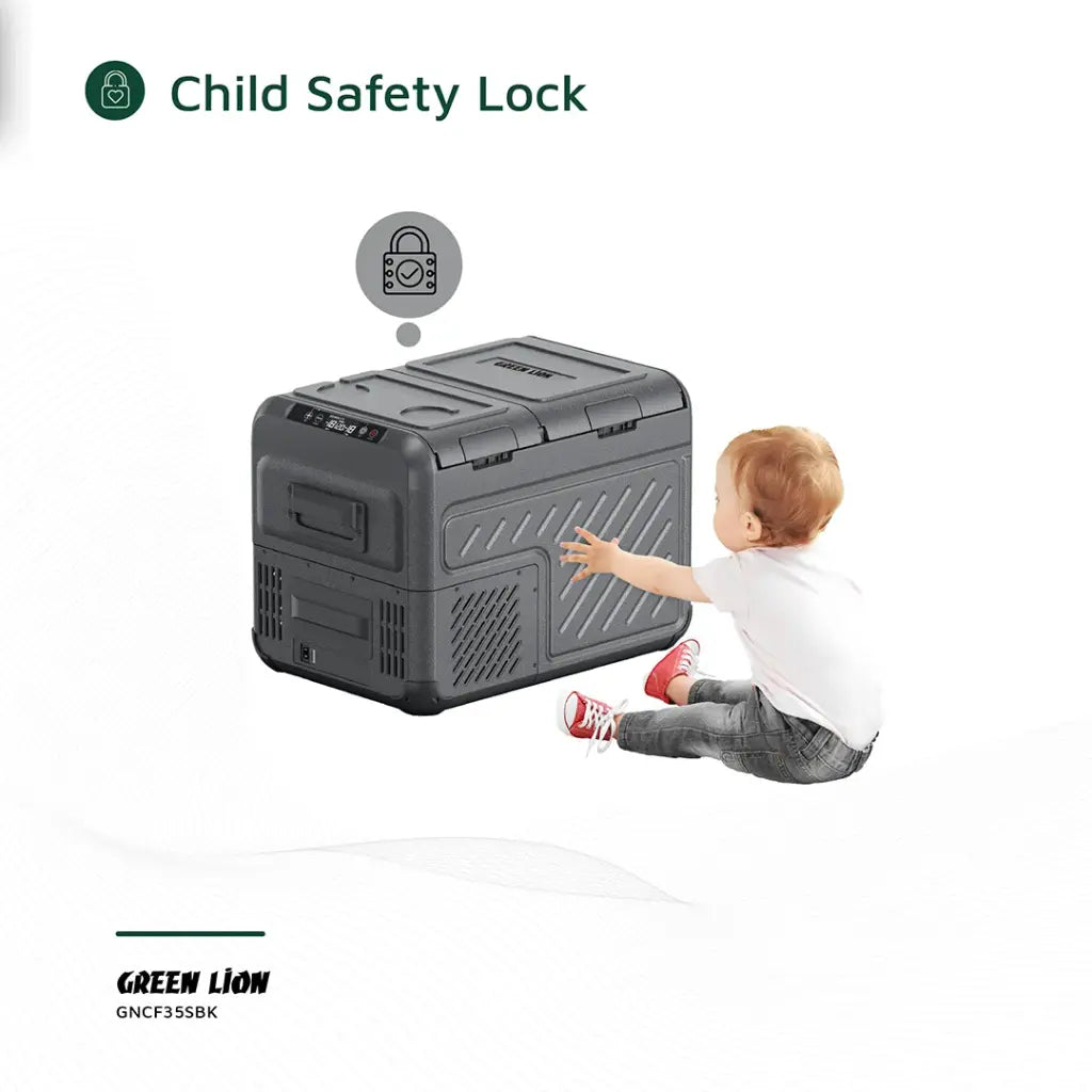 Green Lion GFC-35 Car Fridge - Black