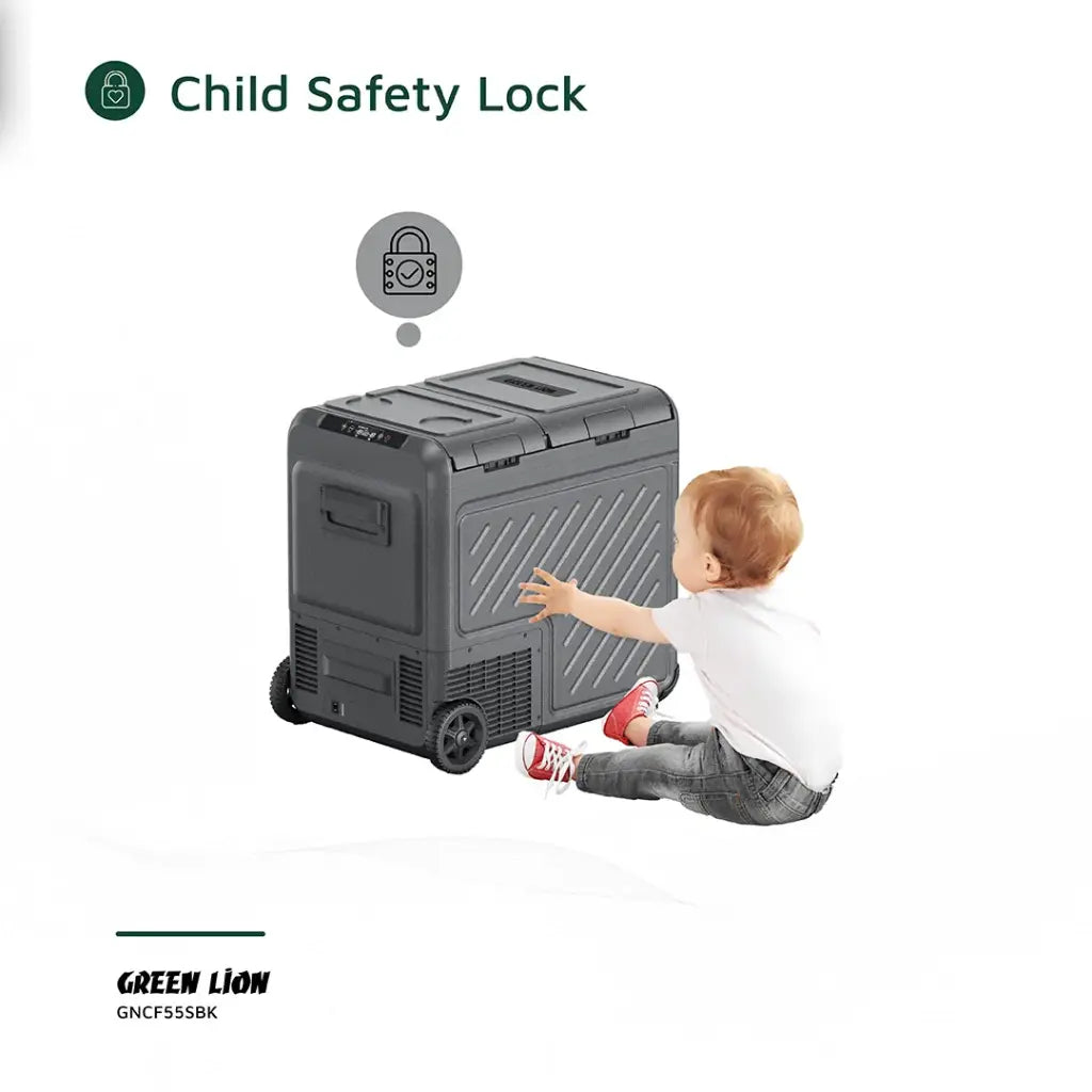 Green Lion GFC-55 Car Fridge - Black