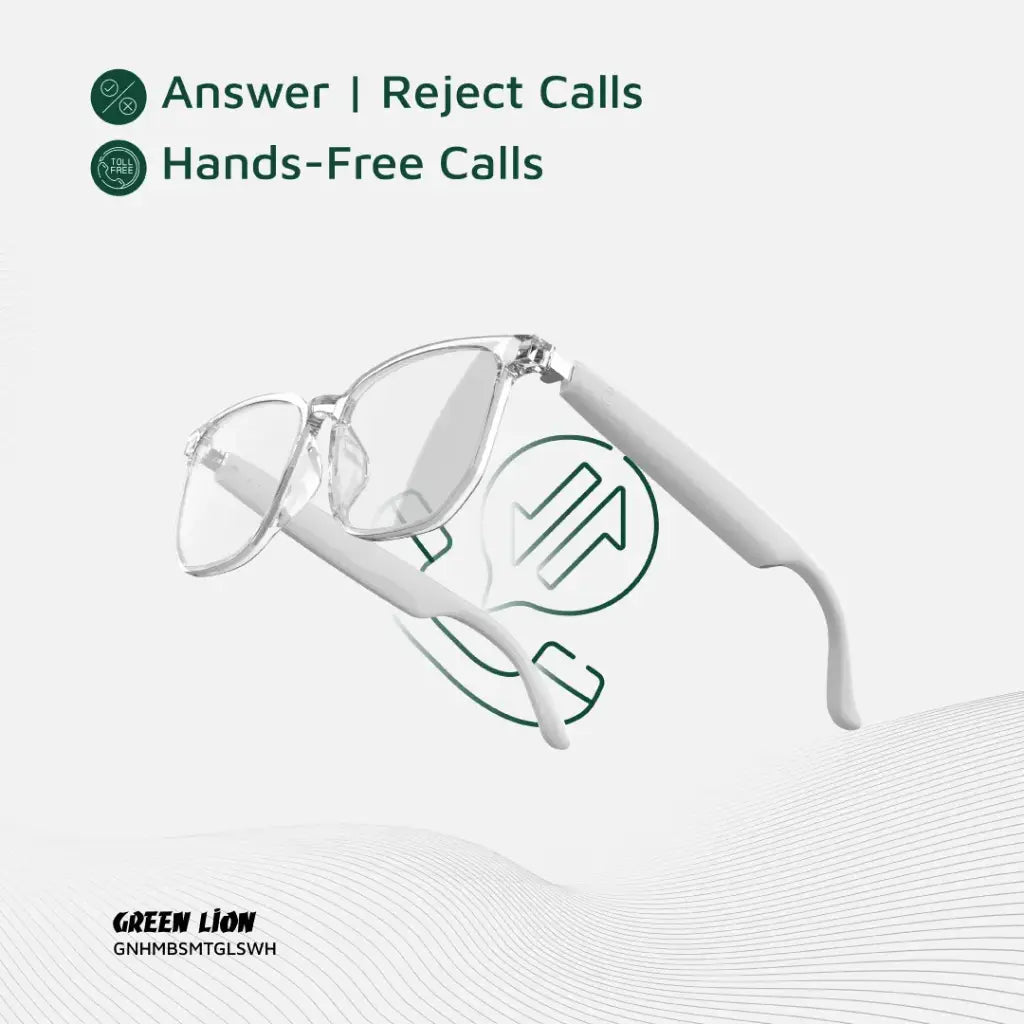 Green Lion Hamburg Smart Glasses - White