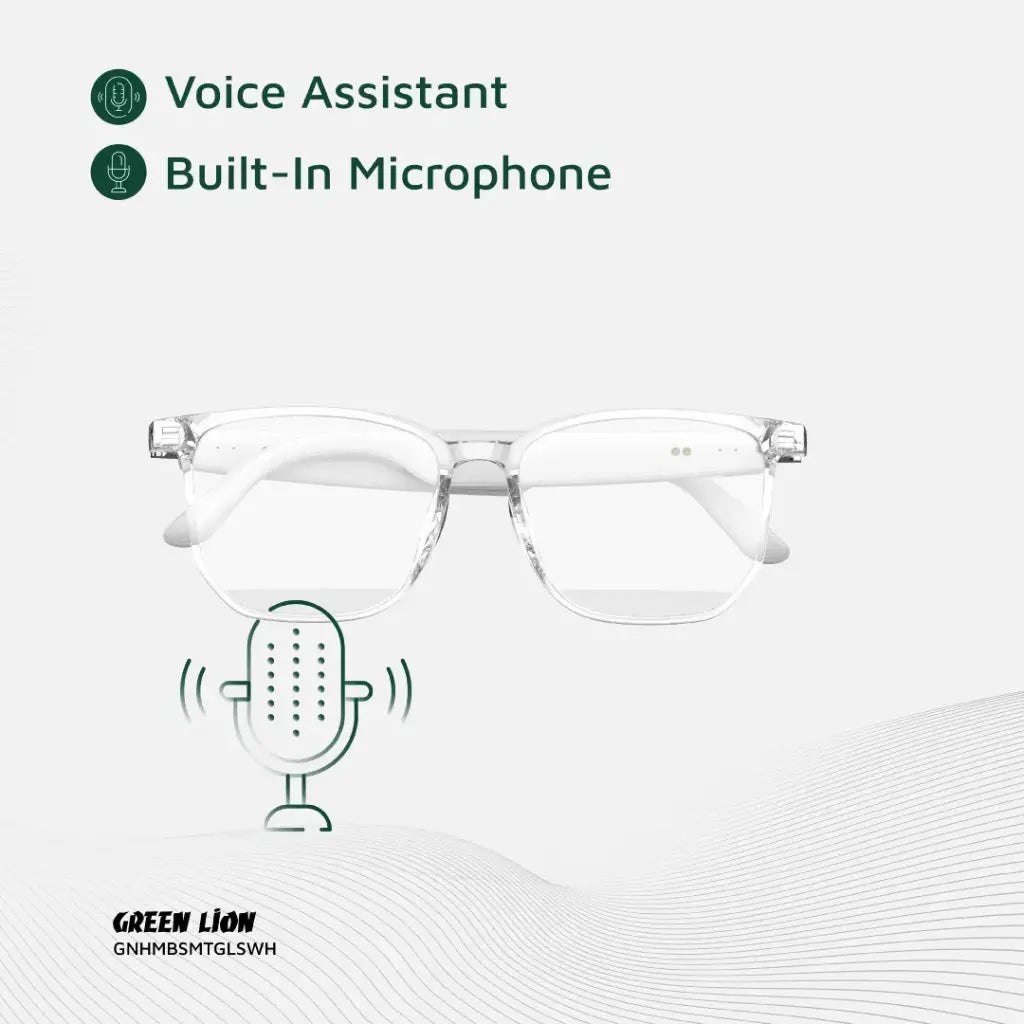 Green Lion Hamburg Smart Glasses - White