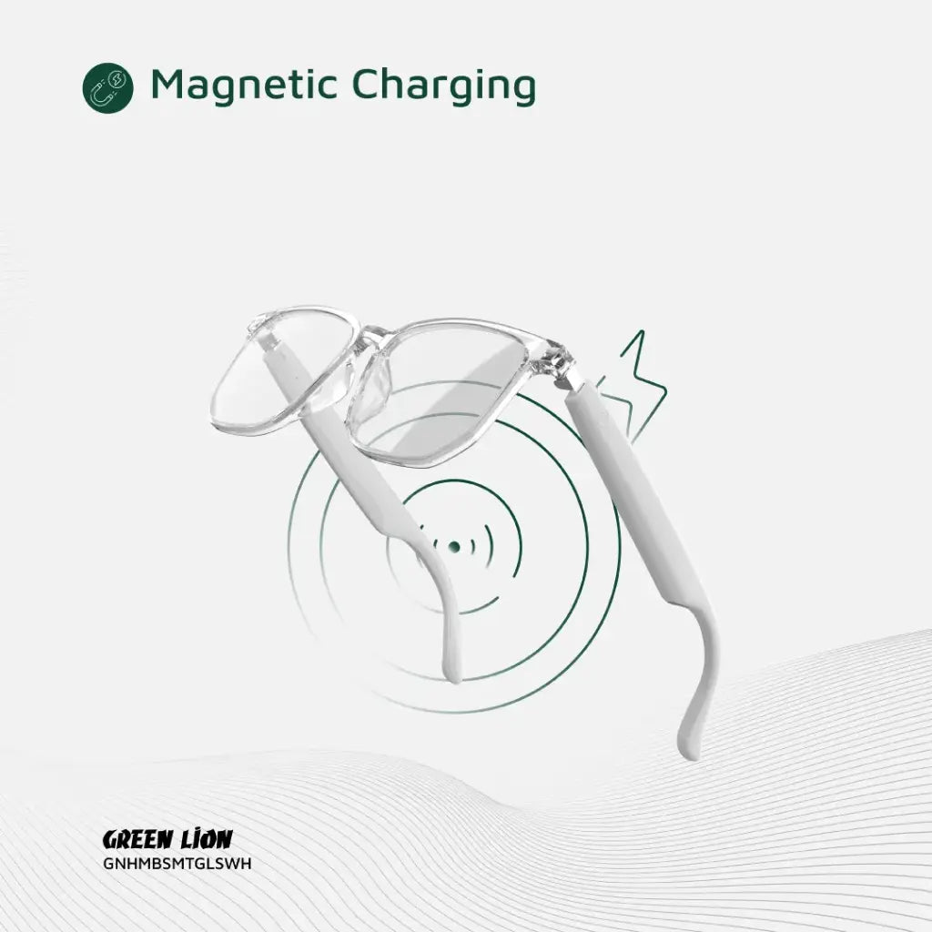 Green Lion Hamburg Smart Glasses - White