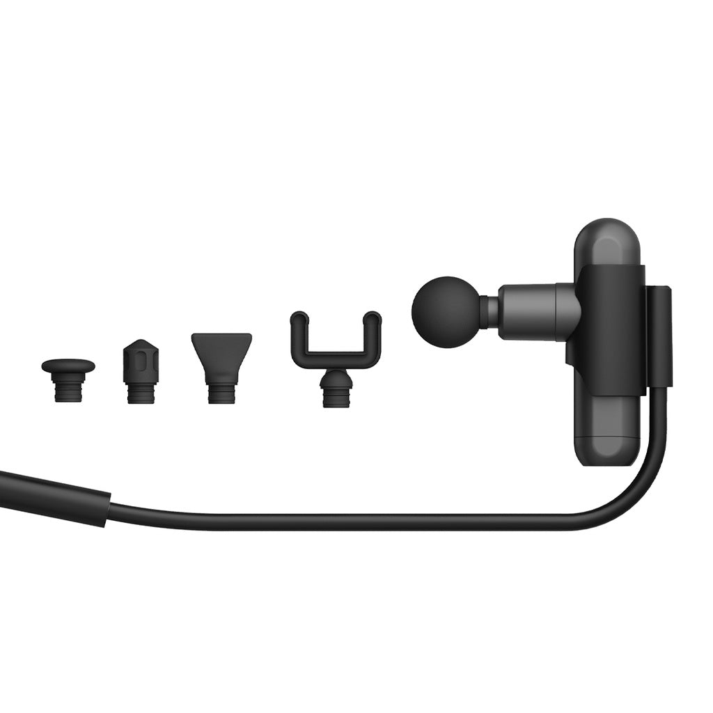 Green Lion Long Handle Massage Gun - Black