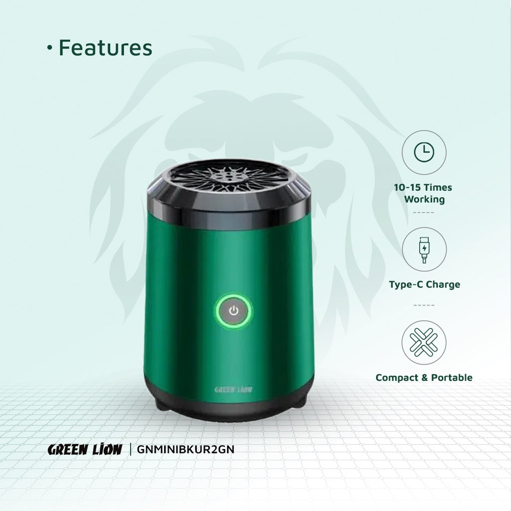 Green Lion Mini Bakhour Lite Incense Burner