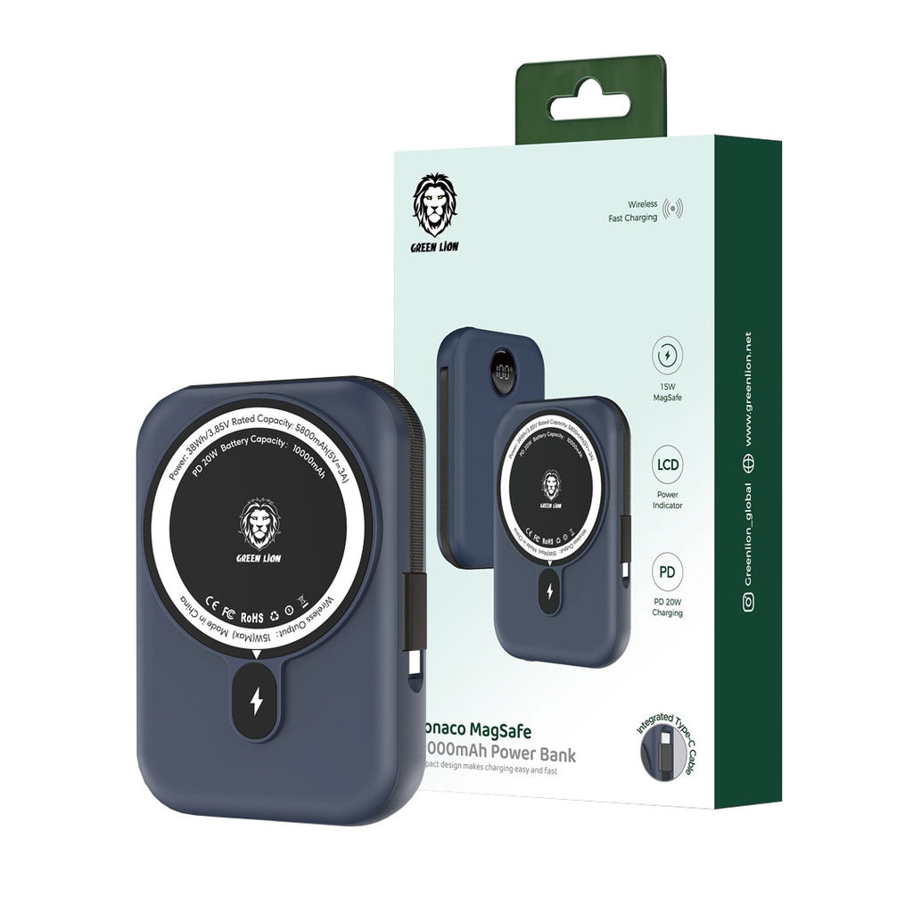 Green Lion Monaco Magsafe 10000mah Power Bank